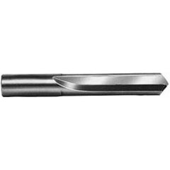 SGS - 31/64", 140° Point, Solid Carbide Straight Flute Drill Bit - USA Tool & Supply