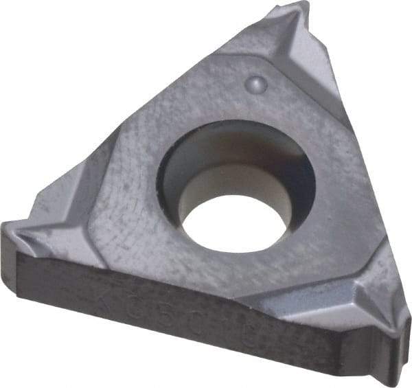 Kennametal - 16ER External Right Hand 18 UN Laydown Threading Insert - Grade KC5010, TiAlN Coated Carbide, 9.53mm Inscribed Circle - USA Tool & Supply
