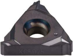 Kennametal - 16ER External Right Hand 20 UN Laydown Threading Insert - Grade KC5025, TiAlN Coated Carbide, 9.53mm Inscribed Circle - USA Tool & Supply