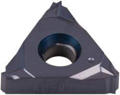 Kennametal - 16ER External Right Hand 28 UN Laydown Threading Insert - Grade KC5025, TiAlN Coated Carbide, 9.53mm Inscribed Circle - USA Tool & Supply