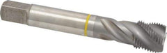 Guhring - 3/4-16 UNF 4 Flute 2B Modified Bottoming Spiral Flute Tap - Cobalt, Bright Finish, 4.252" OAL, Right Hand Flute, Right Hand Thread, Series 3905 - USA Tool & Supply