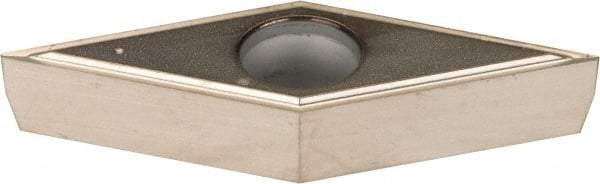 Kennametal - VBGT330.5 LF Grade KC5410 Carbide Turning Insert - TiB2 Finish, 35° Diamond, 3/8" Inscr Circle, 3/16" Thick, 0.0079" Corner Radius - USA Tool & Supply