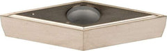 Kennametal - VBGT330.5 LF Grade KC5410 Carbide Turning Insert - TiB2 Finish, 35° Diamond, 3/8" Inscr Circle, 3/16" Thick, 0.0079" Corner Radius - USA Tool & Supply