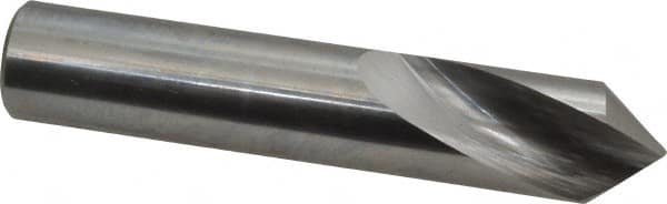 Made in USA - 3/4" Body Diam, 90°, 4" OAL, Solid Carbide Spotting Drill - USA Tool & Supply