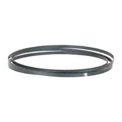 M.K. MORSE - 6 TPI, 7' 9-1/2" Long x 3/8" Wide x 0.025" Thick, Welded Band Saw Blade - High Carbon Steel, Toothed Edge, Raker Tooth Set, Flexible Back, Contour Cutting - USA Tool & Supply