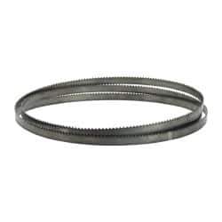 M.K. MORSE - 6 TPI, 7' 9-1/2" Long x 1/2" Wide x 0.025" Thick, Welded Band Saw Blade - High Carbon Steel, Toothed Edge, Raker Tooth Set, Flexible Back, Contour Cutting - USA Tool & Supply