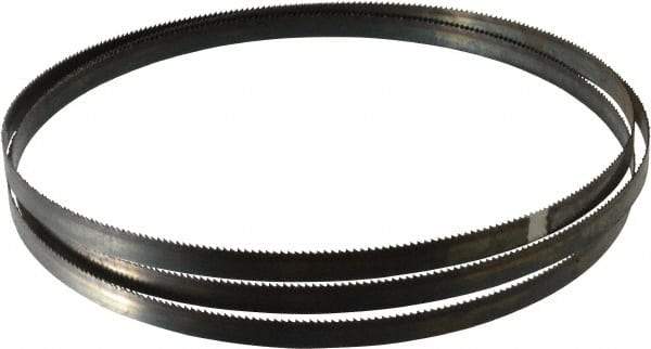 M.K. MORSE - 10 TPI, 7' 9-1/2" Long x 1/2" Wide x 0.025" Thick, Welded Band Saw Blade - High Carbon Steel, Toothed Edge, Raker Tooth Set, Flexible Back, Contour Cutting - USA Tool & Supply