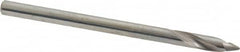 Made in USA - 1/8" Body Diam, 60°, 2" OAL, Solid Carbide Spotting Drill - USA Tool & Supply