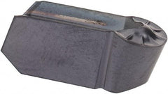Iscar - 600300GIPY Grade IC907, 6mm Cutting Width Carbide Grooving Insert - Neutral, 0.1181" Corner Radius, TiAlN Finish - USA Tool & Supply