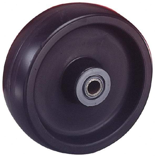 Albion - 6 Inch Diameter x 1-1/2 Inch Wide, Polyolefin Caster Wheel - 550 Lb. Capacity, 1-5/8 Inch Hub Length, 1/2 Inch Axle Diameter, Roller Bearing - USA Tool & Supply