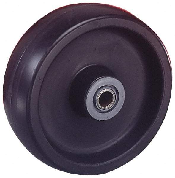 Albion - 8 Inch Diameter x 2 Inch Wide, Polyolefin Caster Wheel - 1,000 Lb. Capacity, 2-3/16 Inch Hub Length, 1/2 Inch Axle Diameter, Roller Bearing - USA Tool & Supply