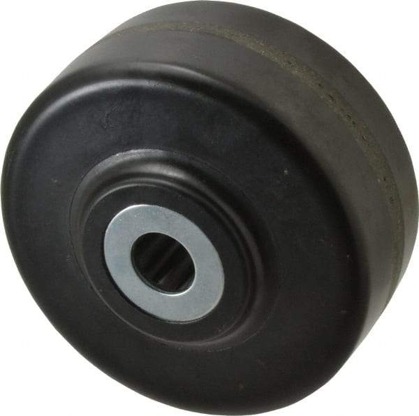 Albion - 6 Inch Diameter x 2-1/2 Inch Wide, Phenolic Caster Wheel - 1,600 Lb. Capacity, 3-1/4 Inch Hub Length, 1 Inch Axle Diameter, Roller Bearing - USA Tool & Supply