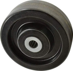 Albion - 8 Inch Diameter x 2-1/2 Inch Wide, Phenolic Caster Wheel - 2,000 Lb. Capacity, 3-1/4 Inch Hub Length, 1 Inch Axle Diameter, Roller Bearing - USA Tool & Supply