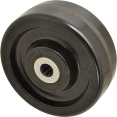 Albion - 8 Inch Diameter x 3 Inch Wide, Phenolic Caster Wheel - 2,500 Lb. Capacity, 3-1/4 Inch Hub Length, 1 Inch Axle Diameter, Roller Bearing - USA Tool & Supply