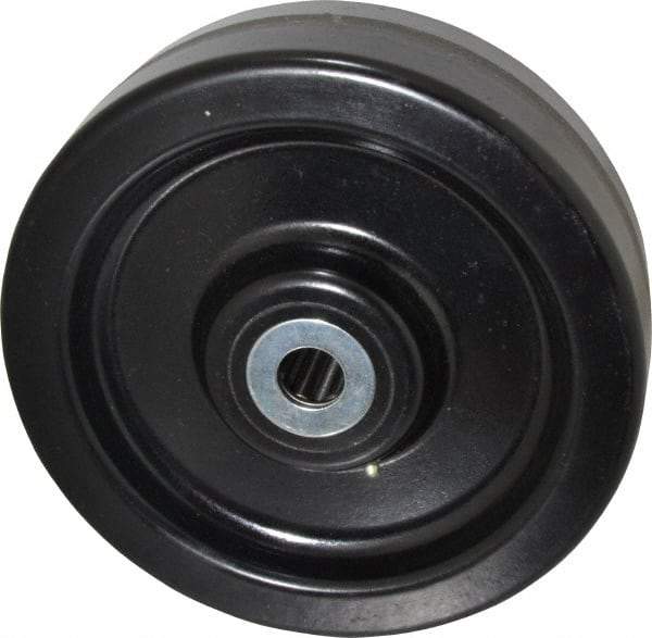 Albion - 10 Inch Diameter x 3 Inch Wide, Phenolic Caster Wheel - 2,900 Lb. Capacity, 3-1/4 Inch Hub Length, 1 Inch Axle Diameter, Roller Bearing - USA Tool & Supply