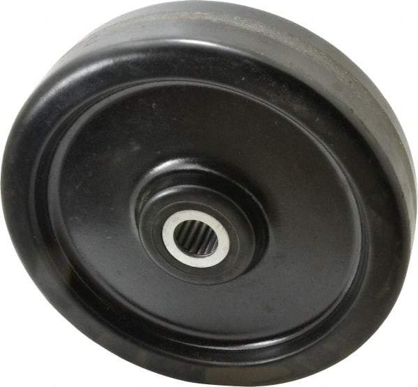 Albion - 12 Inch Diameter x 3 Inch Wide, Phenolic Caster Wheel - 3,500 Lb. Capacity, 3-1/4 Inch Hub Length, 1-1/4 Inch Axle Diameter, Roller Bearing - USA Tool & Supply