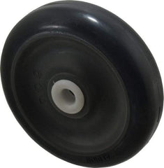 Albion - 5 Inch Diameter x 1-1/4 Inch Wide, Polyurethane Caster Wheel - 440 Lb. Capacity, 1-1/4 Inch Hub Length, 1/2 Inch Axle Diameter, Delrin Bearing - USA Tool & Supply