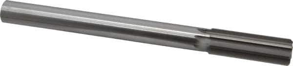Made in USA - 1" High Speed Steel 8 Flute Chucking Reamer - Straight Flute, 7/8" Straight Shank, 2-3/4" Flute Length, 10-1/2" OAL - USA Tool & Supply