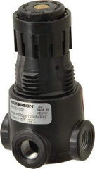Wilkerson - 1/8 NPT Port, 13 CFM, Zinc Miniature Regulator - 2 to 125 psi Range, 300 Max psi Supply Pressure, 1/8" Gauge Port Thread, 1.65" Wide x 2.88" High - USA Tool & Supply