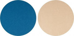 Superior Abrasives - 24" Diam, 50 Grit Zirconia Alumina Adhesive PSA Disc - Coarse Grade, Blue, X Weighted Backing, Flexible - USA Tool & Supply