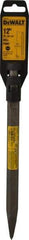 DeWALT - 12" OAL, 3/4" Shank Diam, Moil Point Chisel - Spline Drive, Spline Shank, Steel - USA Tool & Supply