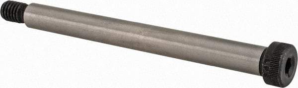 Value Collection - 3/8" Shoulder Diam x 3-3/4" Shoulder Length, 5/16-18 UNC, Hex Socket Shoulder Screw - 8 Alloy Steel, Uncoated, 0.543 to 0.562" Head Diam - USA Tool & Supply
