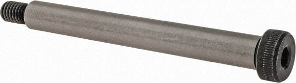 Value Collection - 1/2" Shoulder Diam x 4-1/4" Shoulder Length, 3/8-16 UNC, Hex Socket Shoulder Screw - 8 Alloy Steel, Uncoated, 0.729 to 3/4" Head Diam - USA Tool & Supply