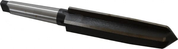 Interstate - 2" Reamer Diam, 1-1/4" Small End Diam, 4MT Morse Taper Shank, 7-3/8" Flute, Bridge Reamer - USA Tool & Supply