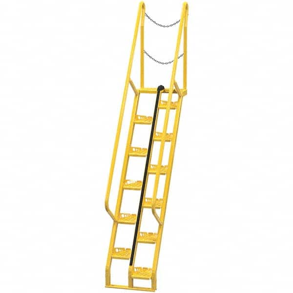 Vestil - Rolling & Wall Mounted Ladders & Platforms Type: Alternating Tread Stair Style: Tread Stair - USA Tool & Supply