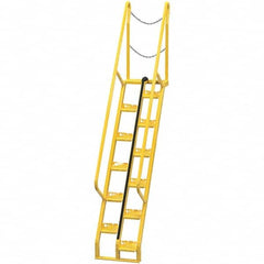 Vestil - Rolling & Wall Mounted Ladders & Platforms Type: Alternating Tread Stair Style: Tread Stair - USA Tool & Supply