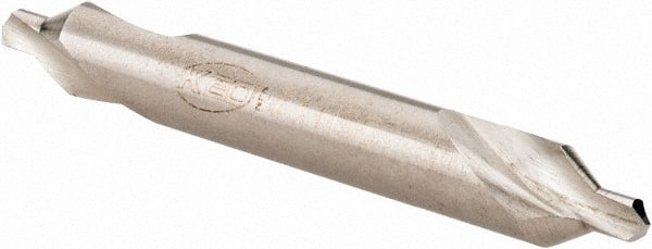 Keo - #3 Plain Cut 60° Incl Angle High Speed Steel Combo Drill & Countersink - USA Tool & Supply