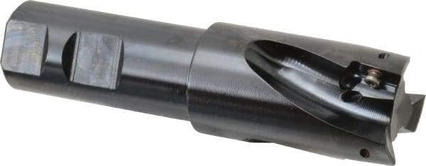 Kennametal - 1-1/4" Cut Diam, 14.5mm Max Depth of Cut, 1" Shank Diam, 115.06mm OAL, Indexable Square Shoulder End Mill - EC14.., EP14.. Inserts, Weldon Shank, 0° Lead Angle, Through Coolant - USA Tool & Supply