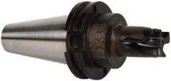 Kennametal - 1" Cut Diam, 14.73mm Max Depth of Cut, 144.45mm OAL, Indexable Square Shoulder End Mill - EC14.., EP14.. Inserts, CAT 40 Taper Shank, 0° Lead Angle, Through Coolant - USA Tool & Supply