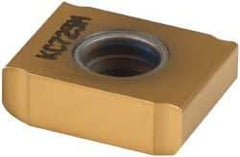 Kennametal - LNEU1240 Grade KC725M Carbide Milling Insert - TiN/TiCN/TiN Finish, 0.1575" Thick, 1.6mm Corner Radius - USA Tool & Supply