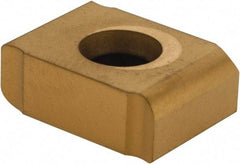 Kennametal - LNEU1245 Grade KC725M Carbide Milling Insert - TiN/TiCN/TiN Finish, 0.1772" Thick, 1.6mm Corner Radius - USA Tool & Supply