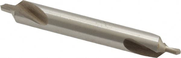 Interstate - #3 Plain Cut 90° Incl Angle High Speed Steel Combo Drill & Countersink - USA Tool & Supply