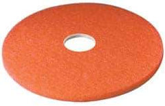 3M - Spray Buffing Pad - 16" Machine, Red Pad, Polyester - USA Tool & Supply