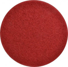 3M - Spray Buffing Pad - 13" Machine, Red Pad, Polyester - USA Tool & Supply