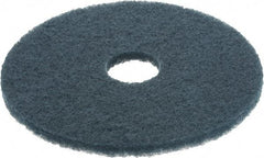 3M - Scrubbing Pad - 16" Machine, Blue Pad, Nylon & Polyester - USA Tool & Supply