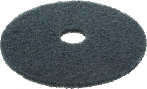 3M - Scrubbing Pad - 18" Machine, Blue Pad, Nylon & Polyester - USA Tool & Supply