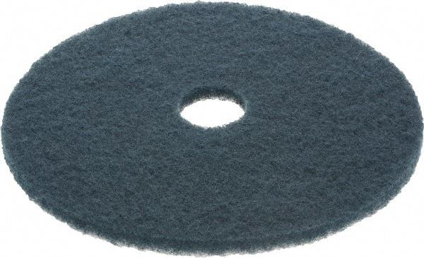 3M - Scrubbing Pad - 20" Machine, Blue Pad, Nylon & Polyester - USA Tool & Supply