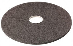 3M - Stripping Pad - 12" Machine, Black Pad, Nylon & Polyester - USA Tool & Supply