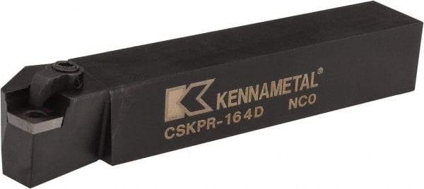 Kennametal - CSKP, Right Hand Cut, 15° Lead Angle, 1" Shank Height x 1" Shank Width, Positive Rake Indexable Turning Toolholder - 6" OAL, SP..42. Insert Compatibility, Series Kendex - USA Tool & Supply