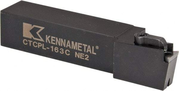 Kennametal - CTCP, Left Hand Cut, 0° Lead Angle, 1" Shank Height x 1" Shank Width, Positive Rake Indexable Turning Toolholder - 5" OAL, TP..32. Insert Compatibility, Series Kendex - USA Tool & Supply