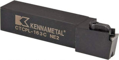 Kennametal - CTCP, Left Hand Cut, 0° Lead Angle, 1" Shank Height x 1" Shank Width, Positive Rake Indexable Turning Toolholder - 5" OAL, TP..32. Insert Compatibility, Series Kendex - USA Tool & Supply