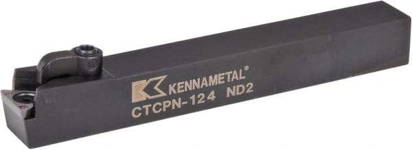 Kennametal - CTCP, Neutral Cut, 0° Lead Angle, 3/4" Shank Height x 3/4" Shank Width, Positive Rake Indexable Turning Toolholder - 6" OAL, TP..42. Insert Compatibility, Series Kendex - USA Tool & Supply