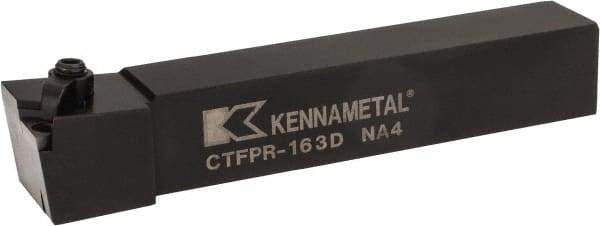 Kennametal - CTFP, Right Hand Cut, 0° Lead Angle, 1" Shank Height x 1" Shank Width, Positive Rake Indexable Turning Toolholder - 6" OAL, TP..32. Insert Compatibility, Series Kendex - USA Tool & Supply