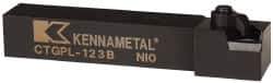 Kennametal - CTGP, Left Hand Cut, 0° Lead Angle, 3/4" Shank Height x 3/4" Shank Width, Positive Rake Indexable Turning Toolholder - 4-1/2" OAL, TN..32. Insert Compatibility, Series Kendex - USA Tool & Supply