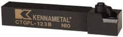 Kennametal - CTGP, Left Hand Cut, 0° Lead Angle, 3/4" Shank Height x 3/4" Shank Width, Positive Rake Indexable Turning Toolholder - 4-1/2" OAL, TN..32. Insert Compatibility, Series Kendex - USA Tool & Supply