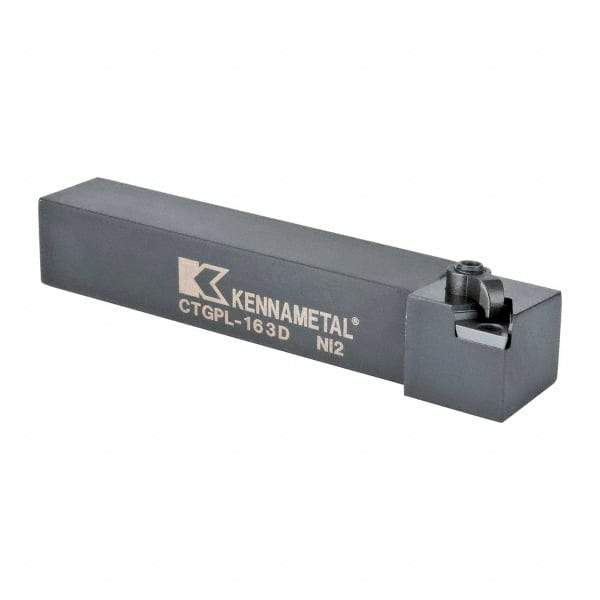 Kennametal - CTGP, Left Hand Cut, 0° Lead Angle, 1" Shank Height x 1" Shank Width, Positive Rake Indexable Turning Toolholder - 6" OAL, TN..32. Insert Compatibility, Series Kendex - USA Tool & Supply